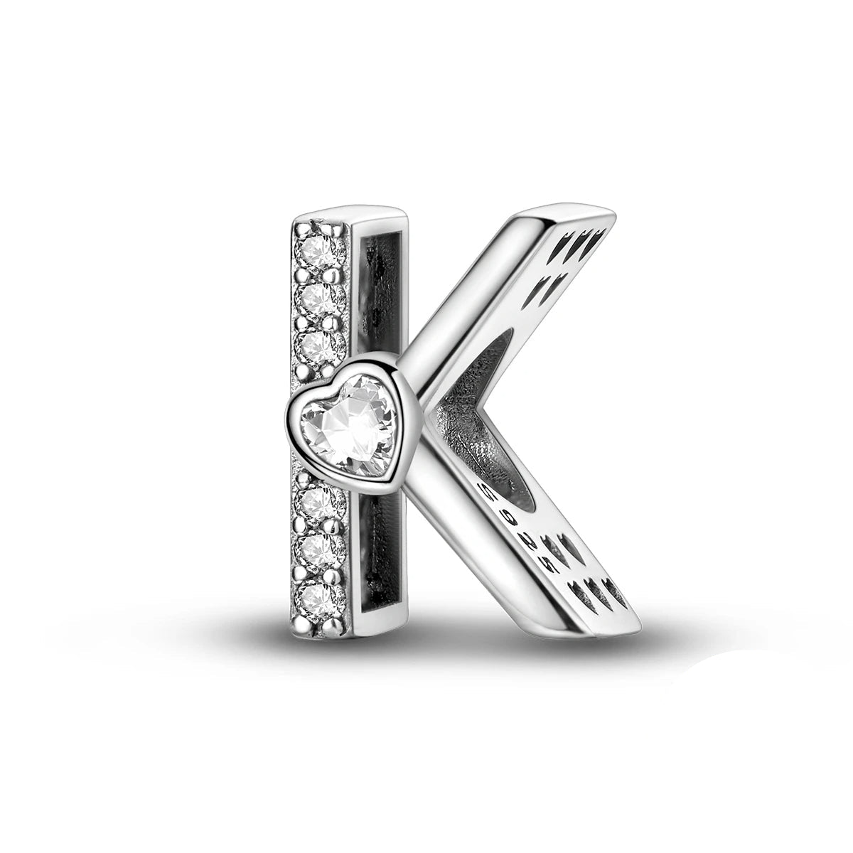 Liora Atelier Sparkling Heart Letter A~Z Alphabet Charm