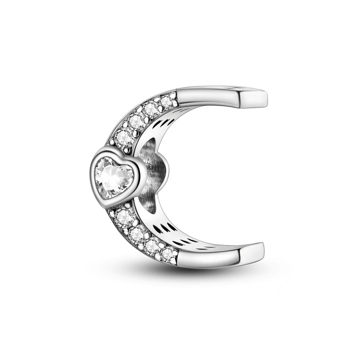 Liora Atelier Sparkling Heart Letter A~Z Alphabet Charm