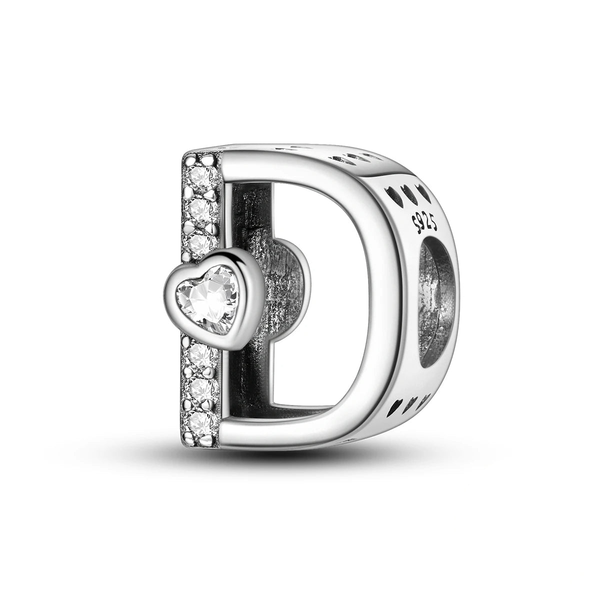 Liora Atelier Sparkling Heart Letter A~Z Alphabet Charm