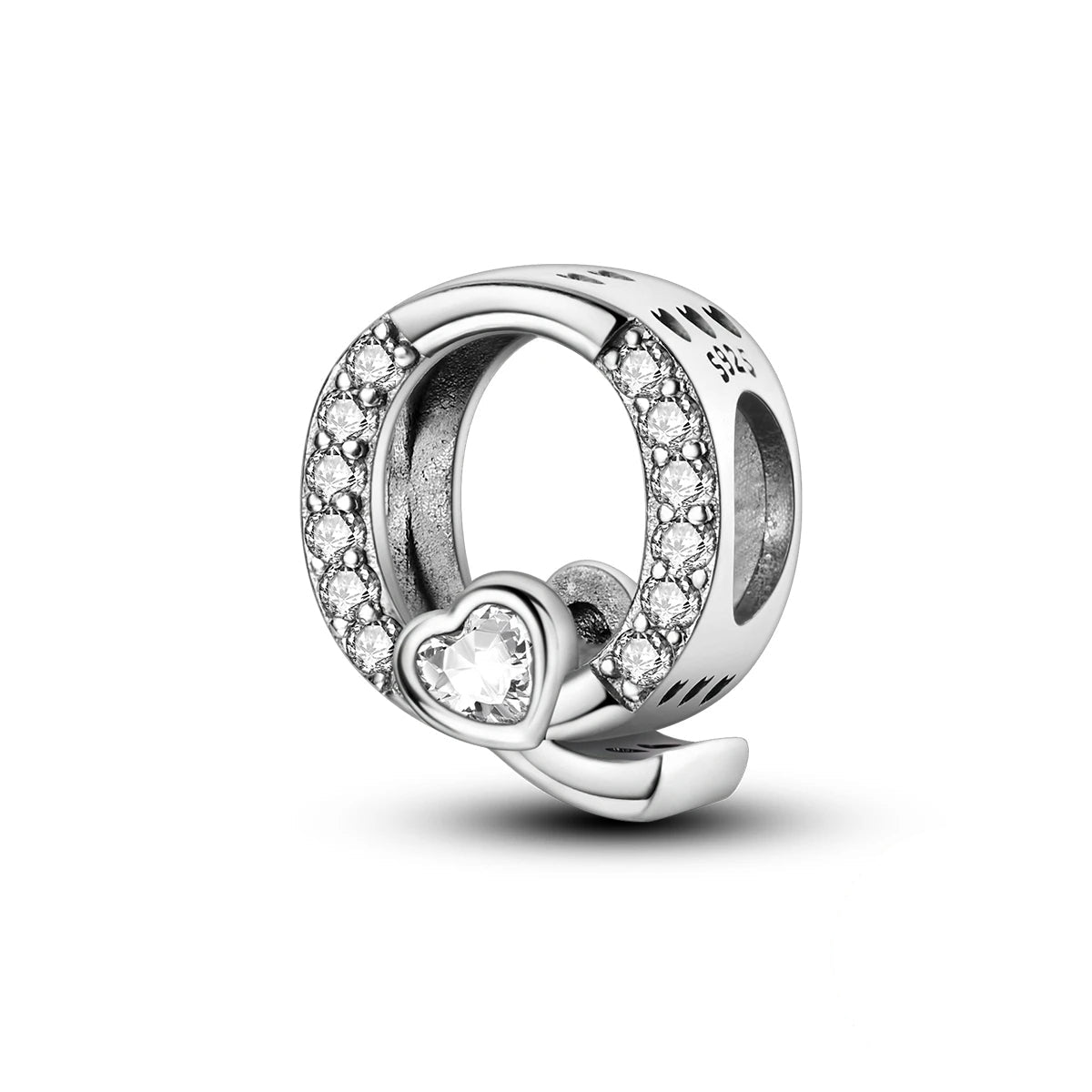 Liora Atelier Sparkling Heart Letter A~Z Alphabet Charm