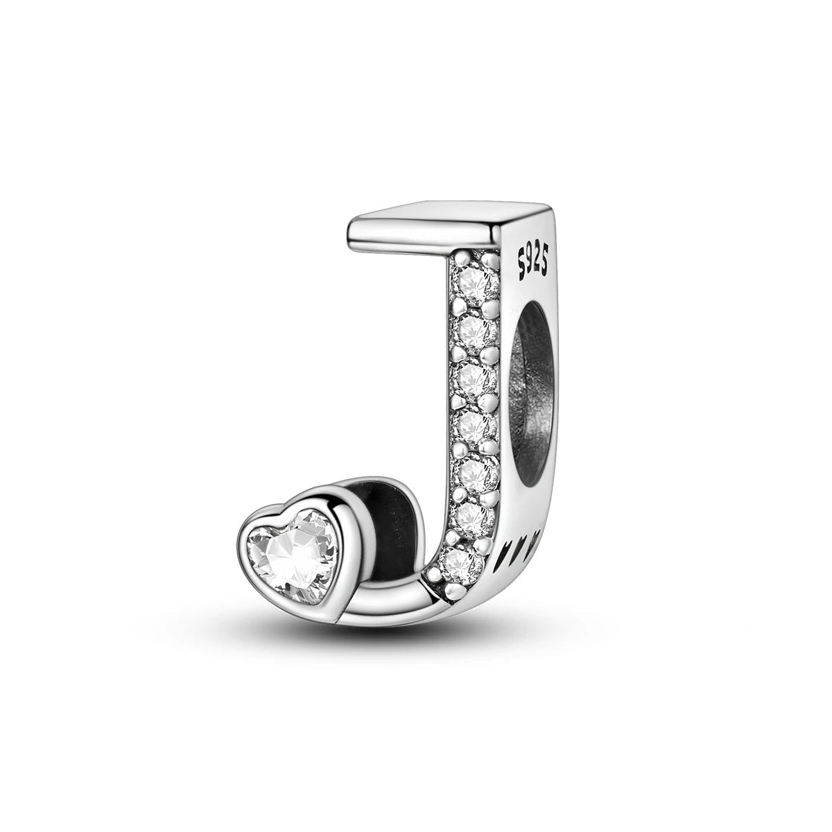 Liora Atelier Sparkling Heart Letter A~Z Alphabet Charm