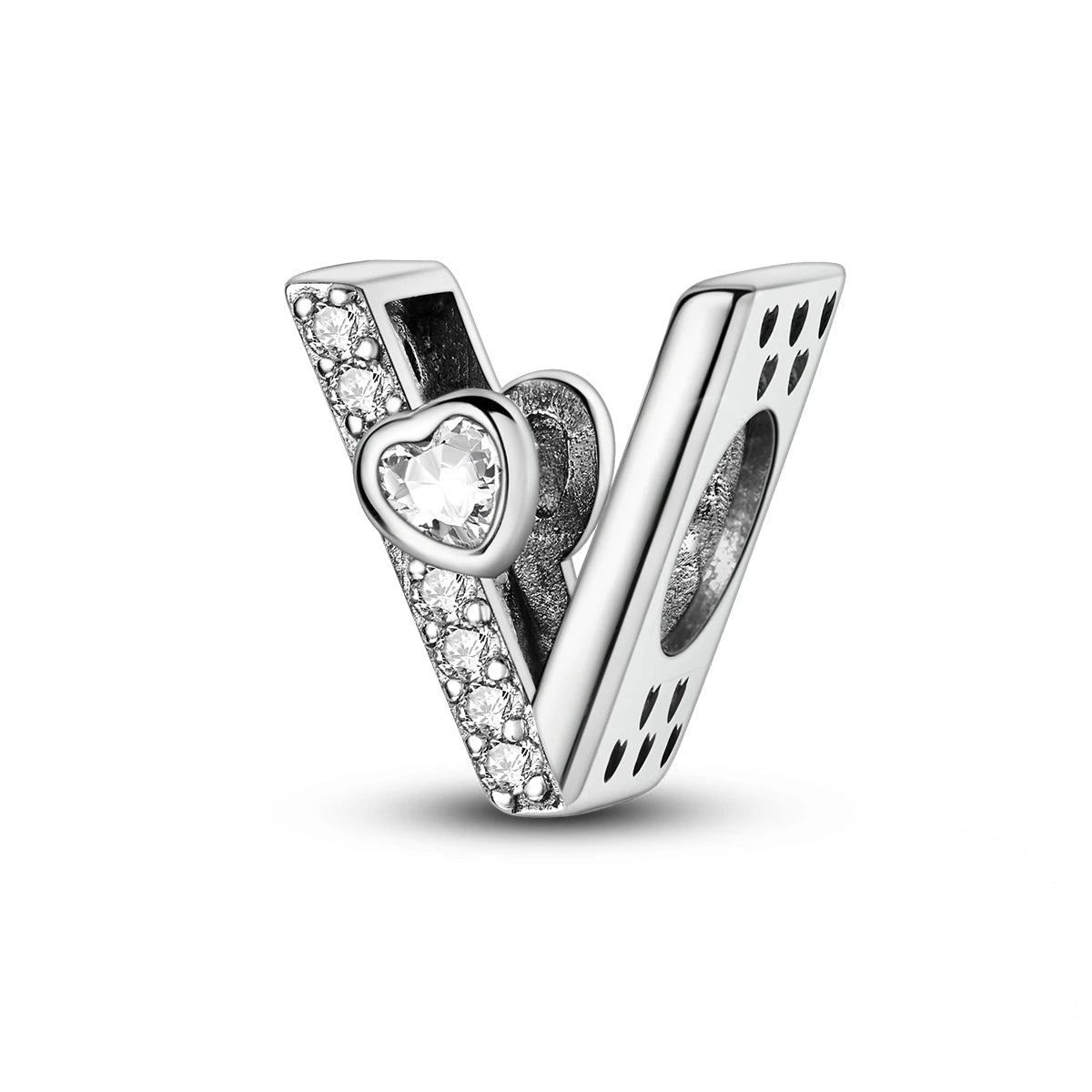 Liora Atelier Sparkling Heart Letter A~Z Alphabet Charm