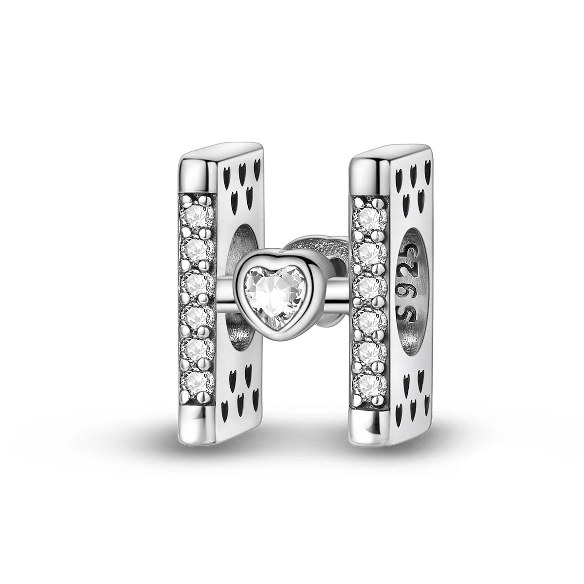 Liora Atelier Sparkling Heart Letter A~Z Alphabet Charm
