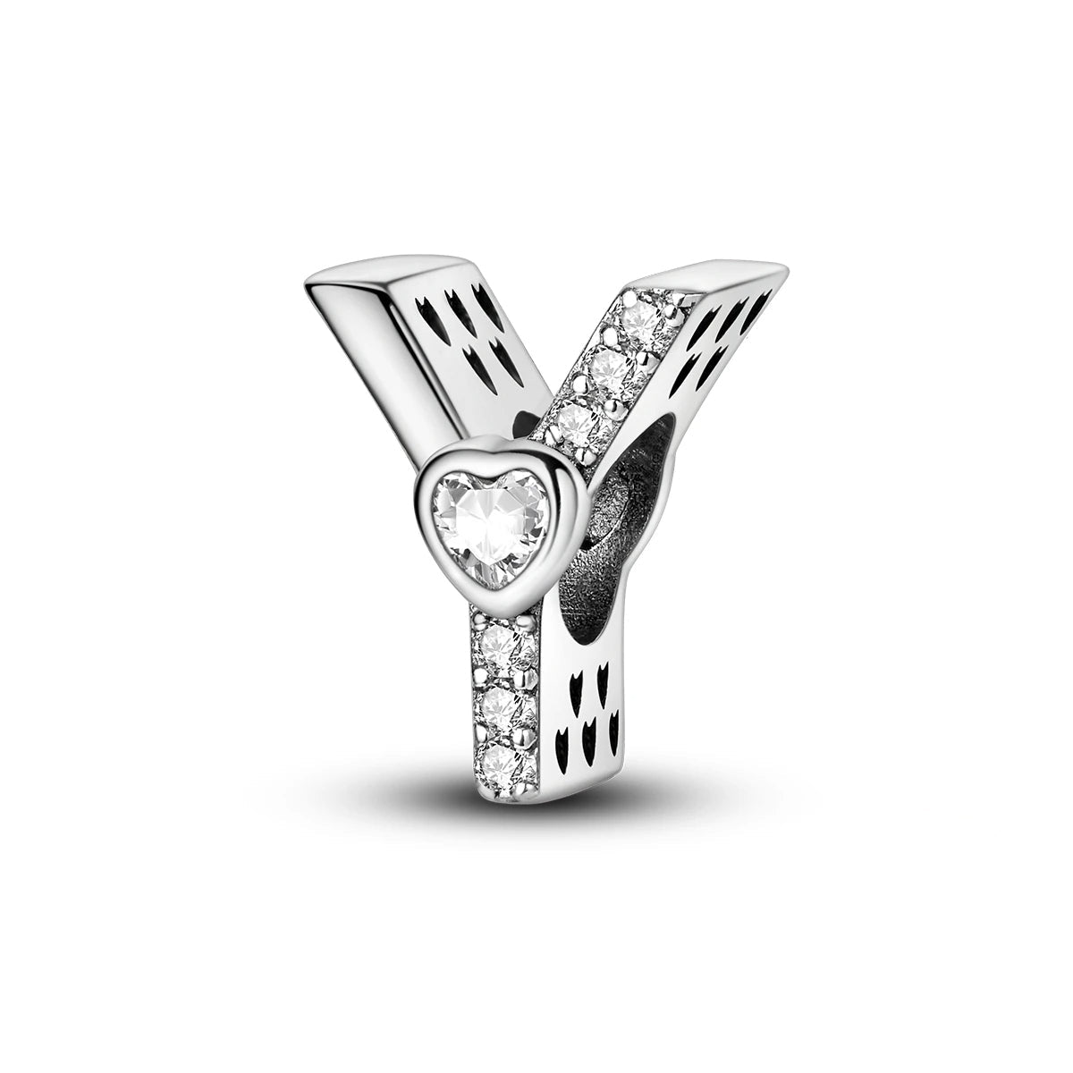 Liora Atelier Sparkling Heart Letter A~Z Alphabet Charm
