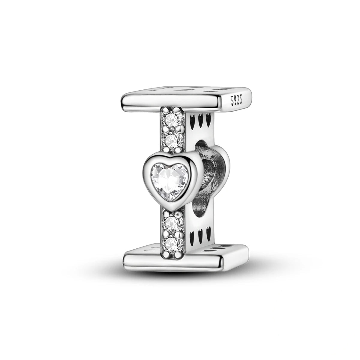 Liora Atelier Sparkling Heart Letter A~Z Alphabet Charm