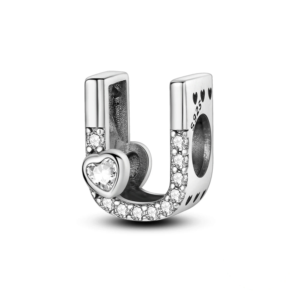 Liora Atelier Sparkling Heart Letter A~Z Alphabet Charm