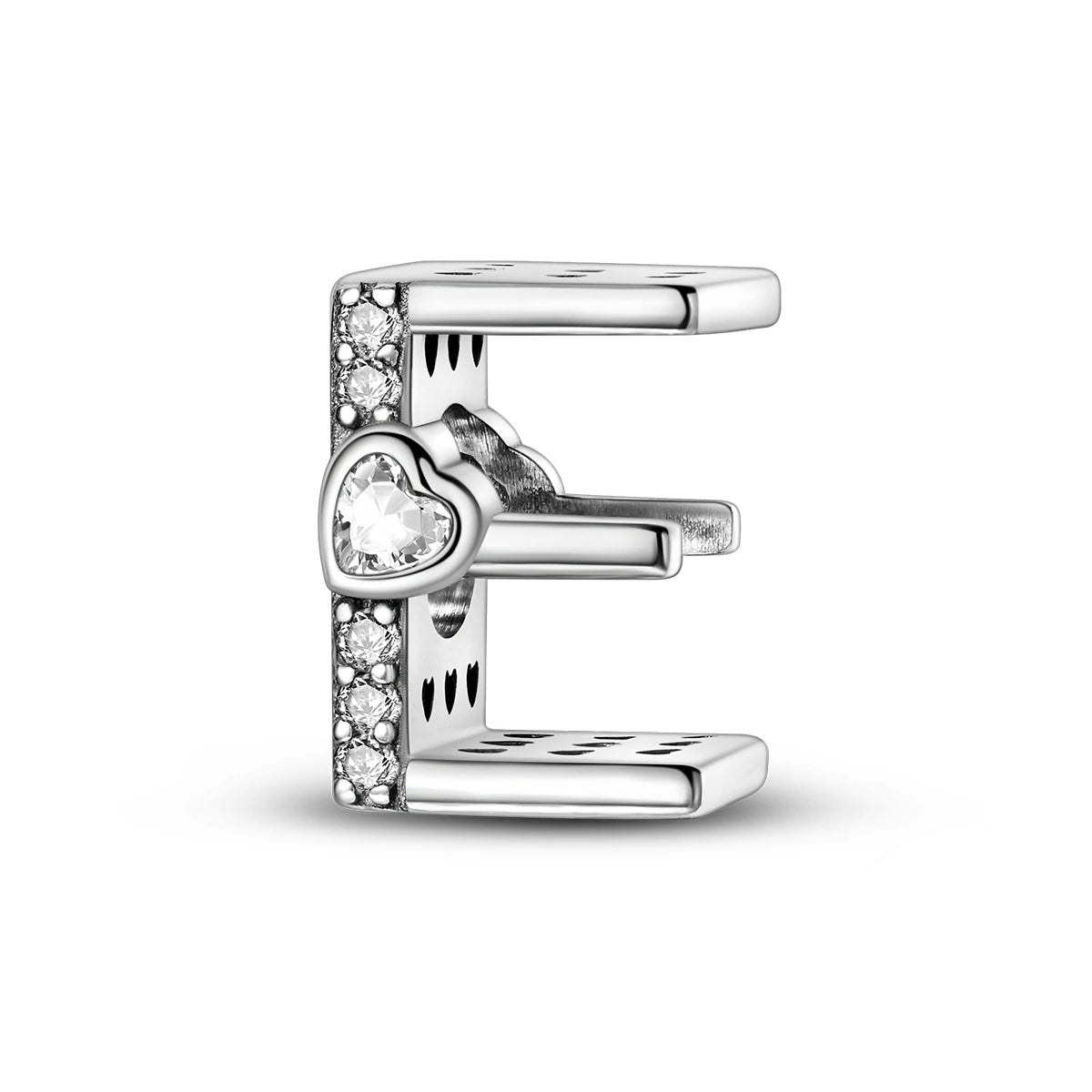 Liora Atelier Sparkling Heart Letter A~Z Alphabet Charm