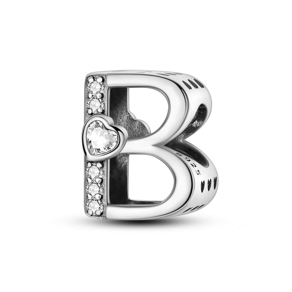 Liora Atelier Sparkling Heart Letter A~Z Alphabet Charm