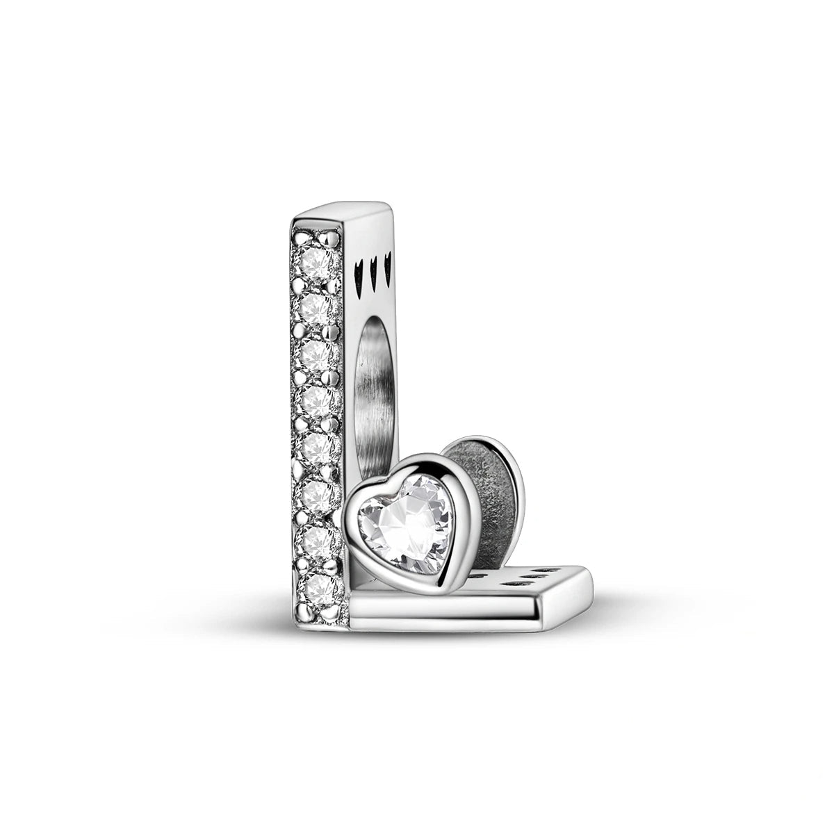 Liora Atelier Sparkling Heart Letter A~Z Alphabet Charm