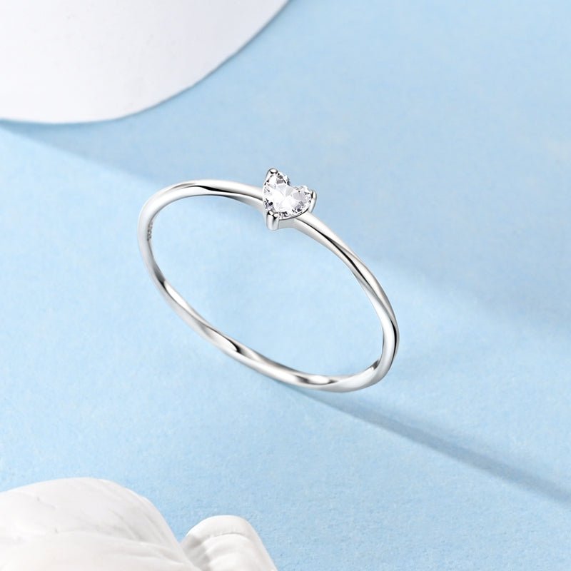 Liora Atelier Sparkling Heart Solitaire Ring