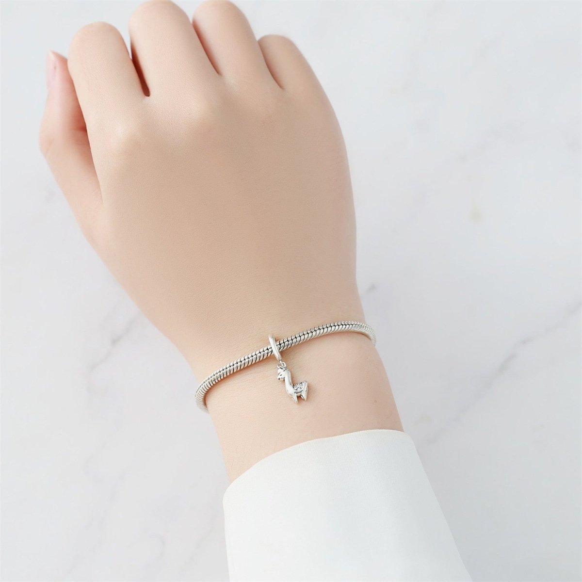 Liora Atelier Sparkling Llama Dangle Charm