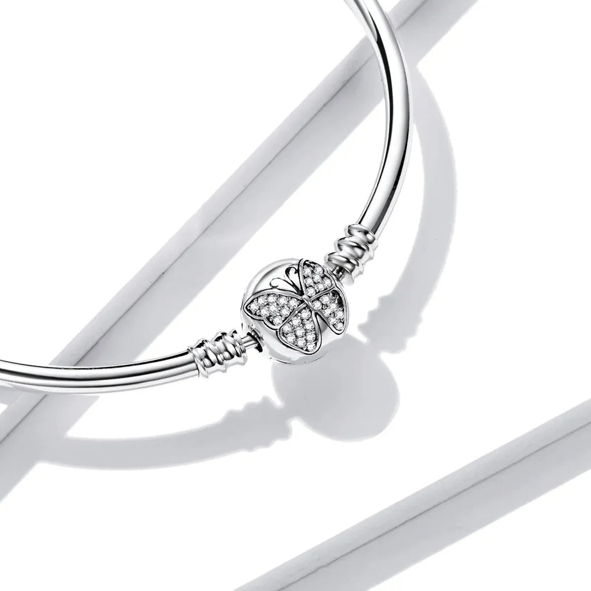 Liora Atelier Sparkling Pavé Butterfly Bangle