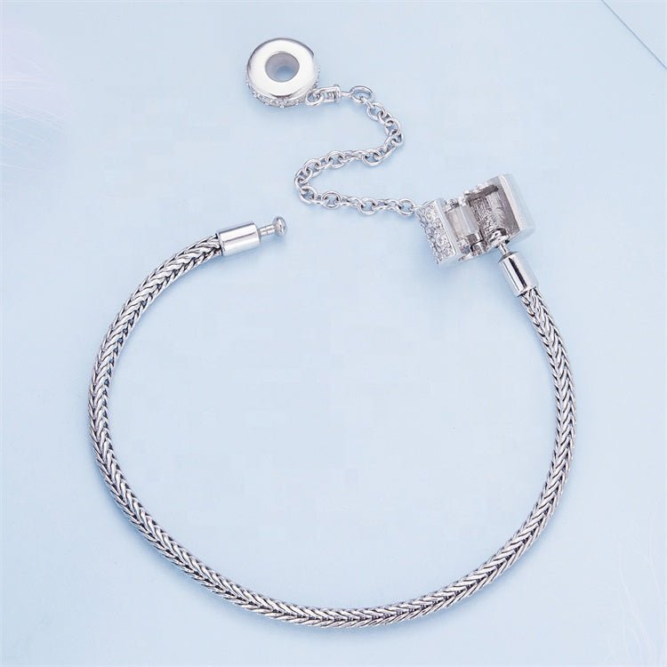 Liora Atelier Sparkling Pavé Clasp Charm Bracelet