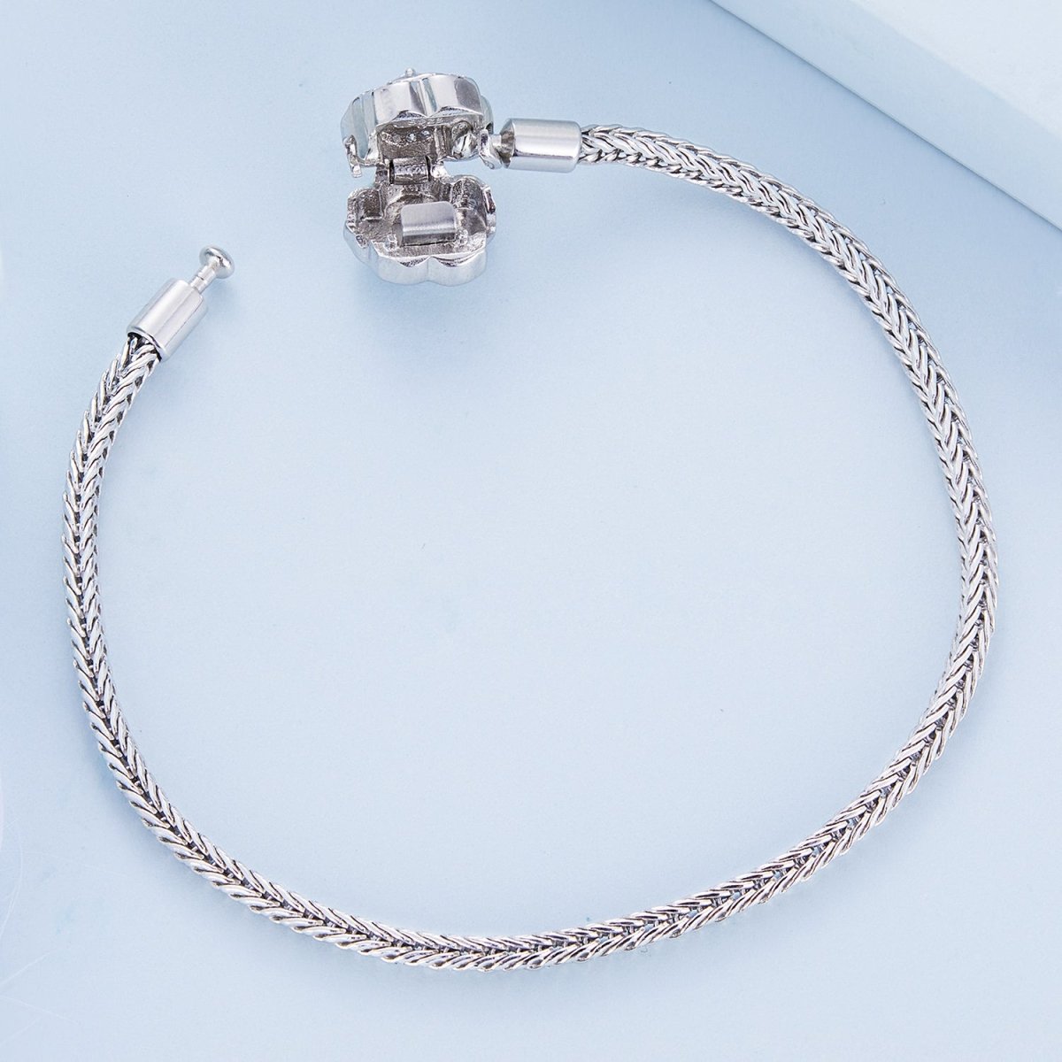 Liora Atelier Sparkling Rose Blossom Charm Bracelet