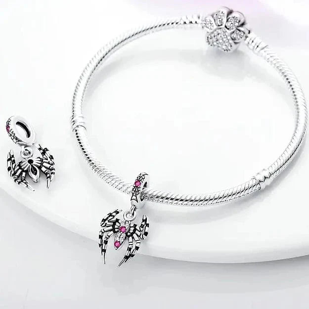 Liora Atelier Sparkling Spider Dangle Charm