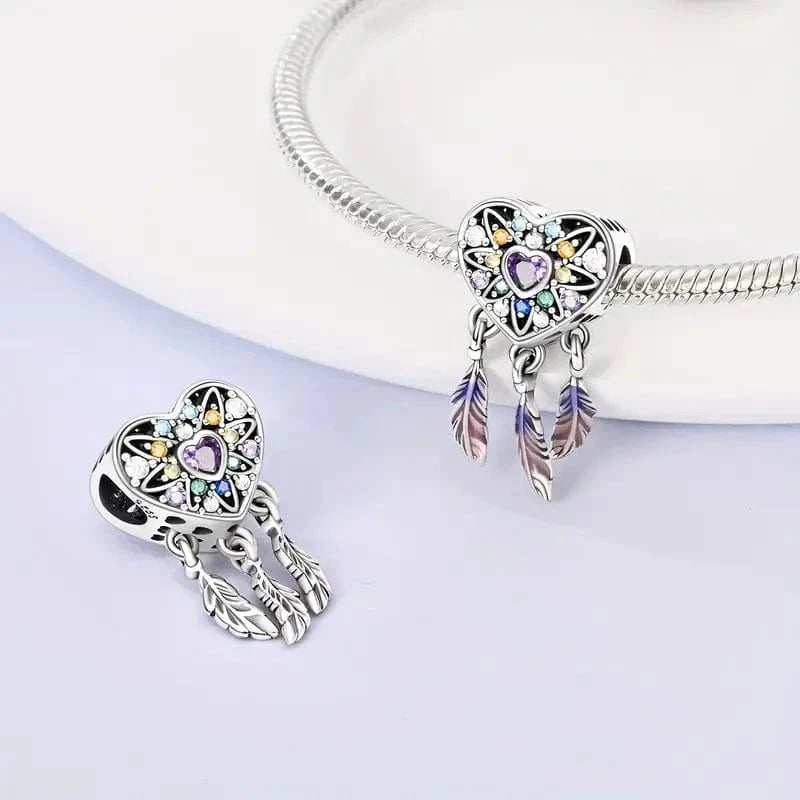 Liora Atelier Spiritual Heart Dreamcatcher Charm