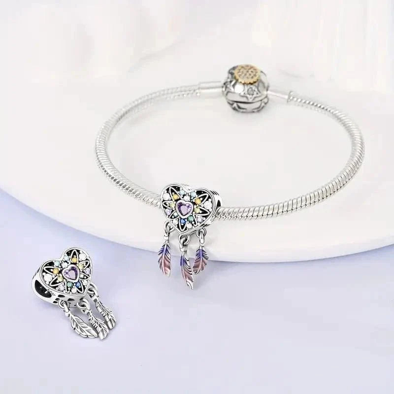 Liora Atelier Spiritual Heart Dreamcatcher Charm