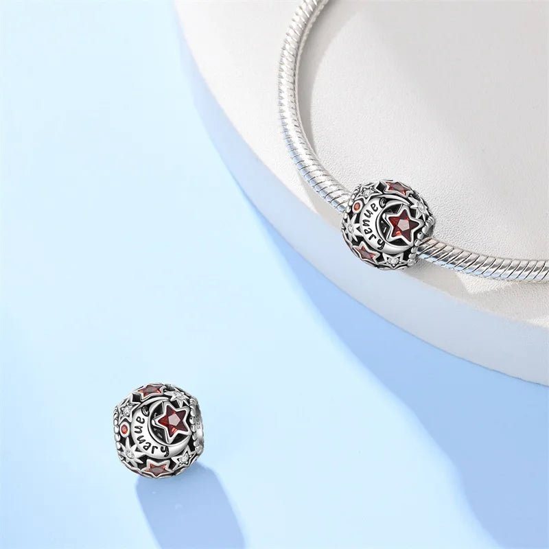 Liora Atelier Star & Moon Birthstone Charm