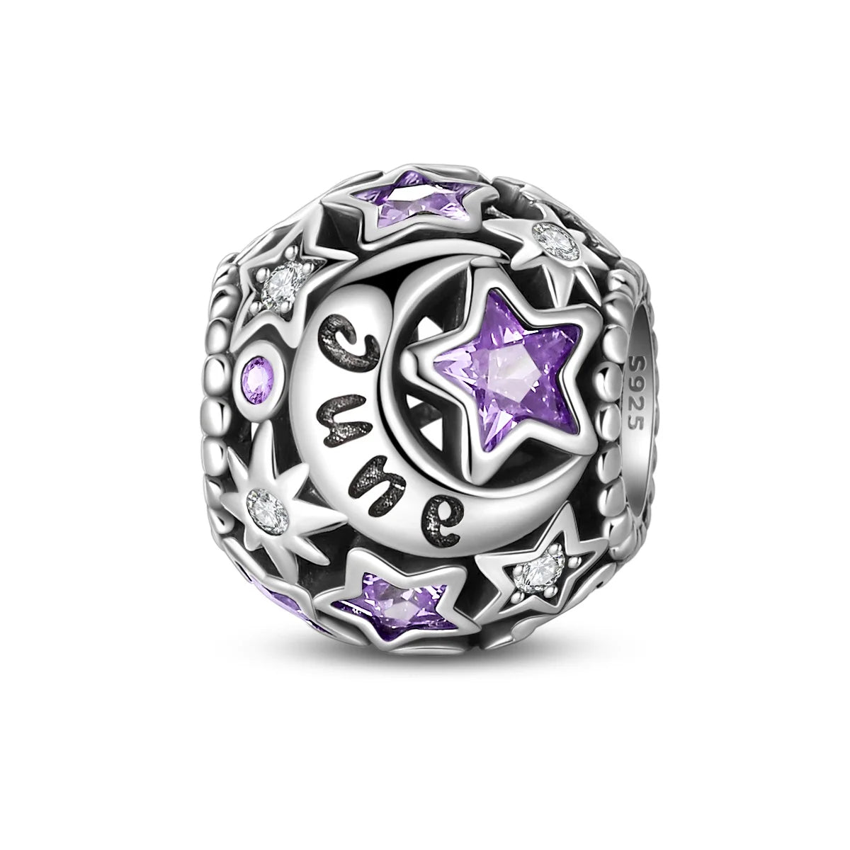 Liora Atelier Star & Moon Birthstone Charm