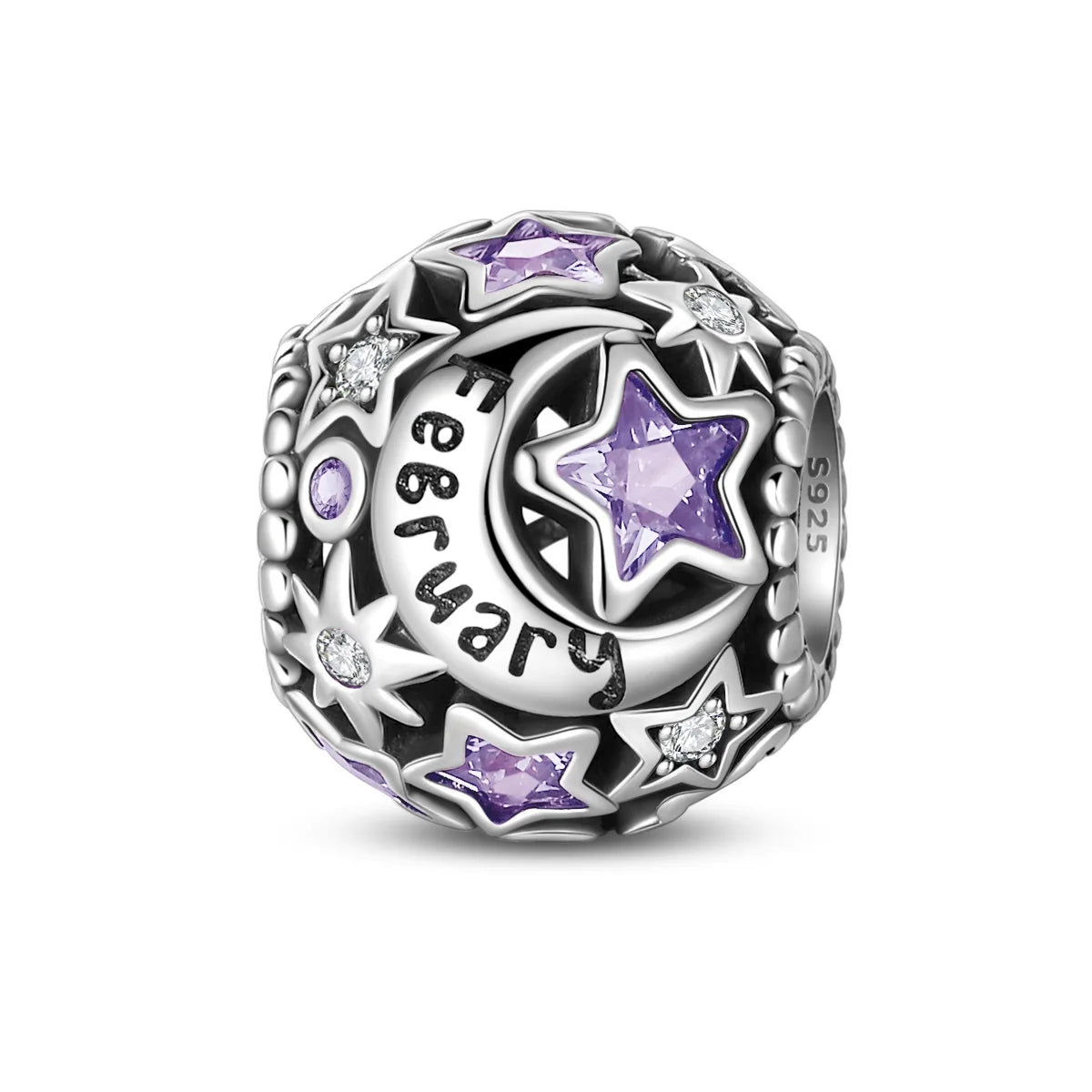 Liora Atelier Star & Moon Birthstone Charm