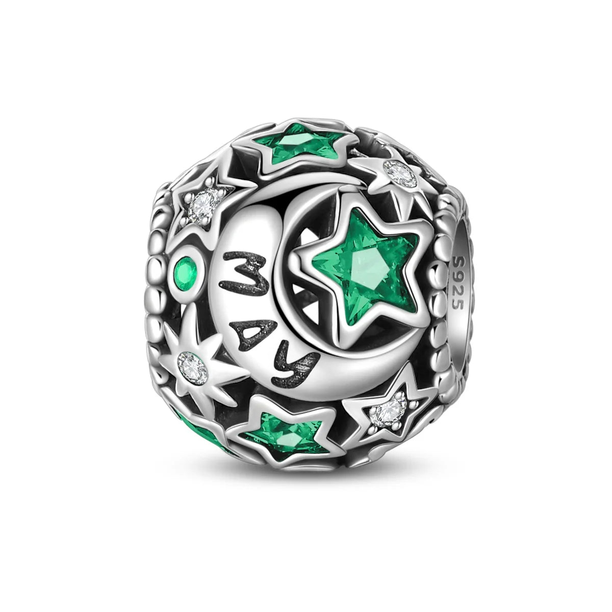 Liora Atelier Star & Moon Birthstone Charm