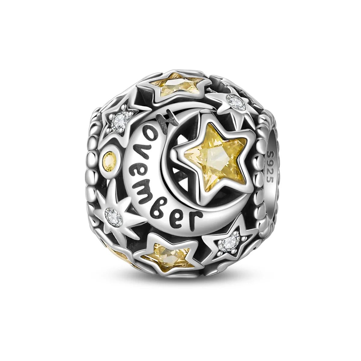 Liora Atelier Star & Moon Birthstone Charm