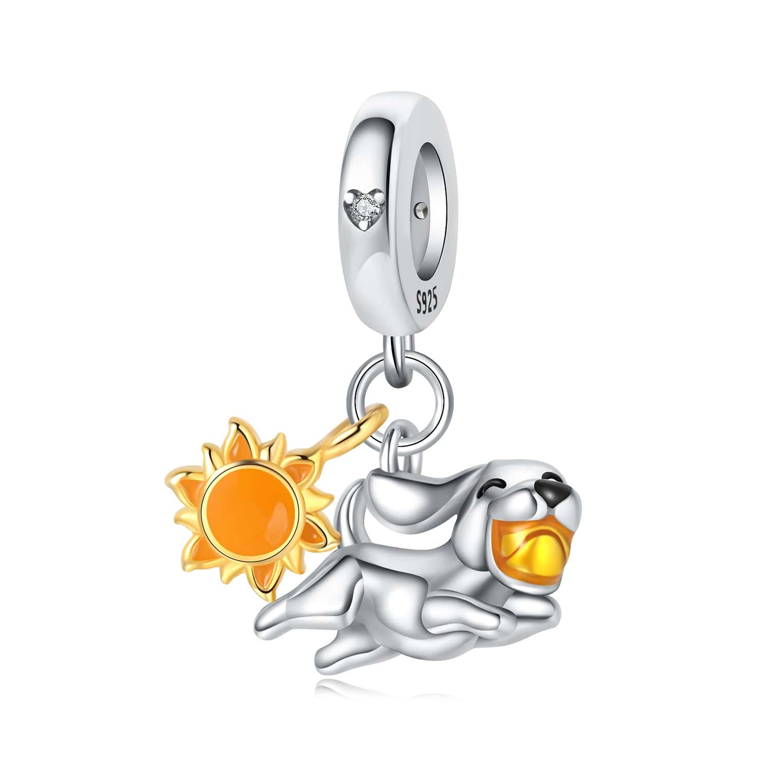 Liora Atelier Sun & Playful Dog Dangle Charm
