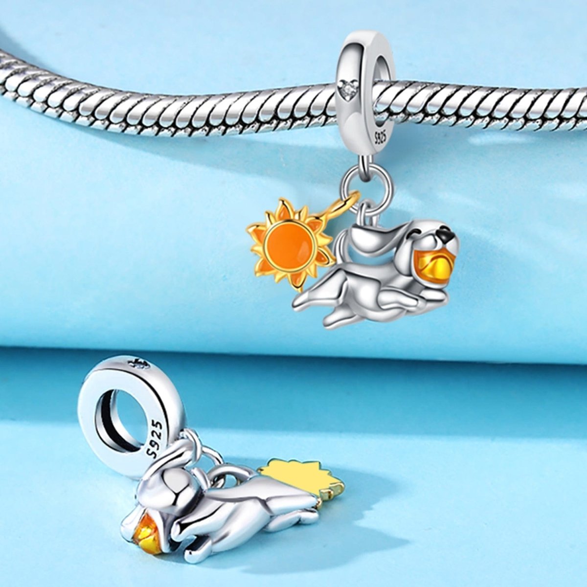 Liora Atelier Sun & Playful Dog Dangle Charm