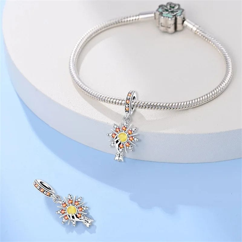 Liora Atelier Sunburst & Hand Dangle Charm