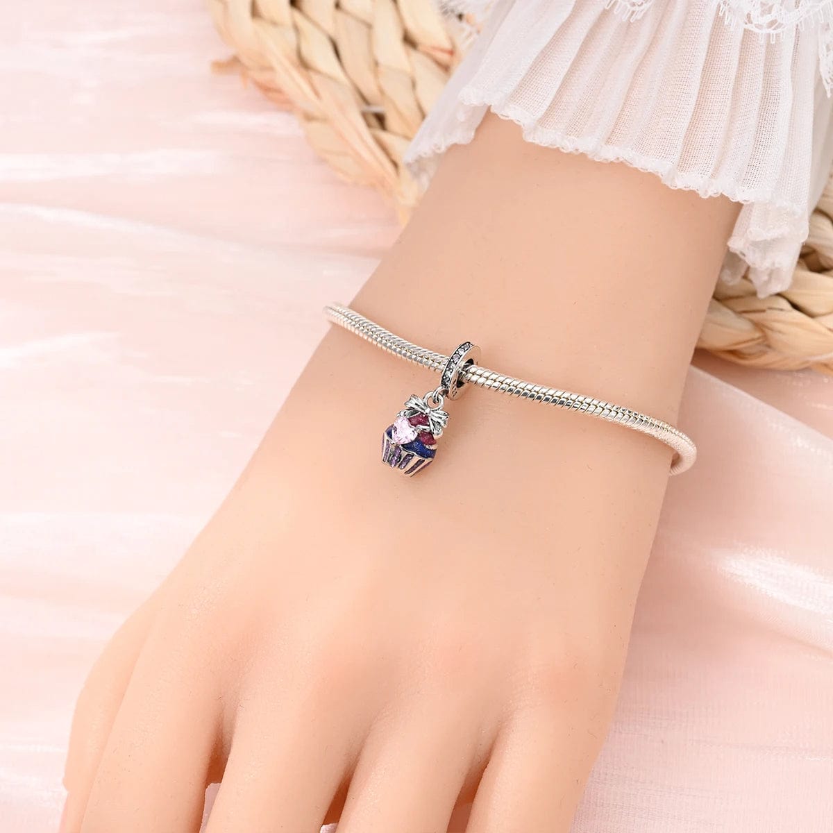 Liora Atelier Sweet Cupcake Dangle Charm