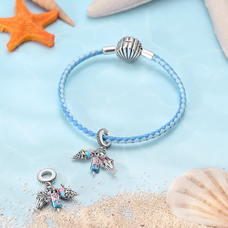 Liora Atelier Sweet Treats Ice Cream, Popsicle & Milkshake Dangle Charm