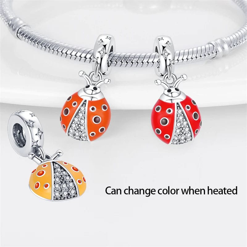 Liora Atelier Temperature Changing Color Ladybug Charm