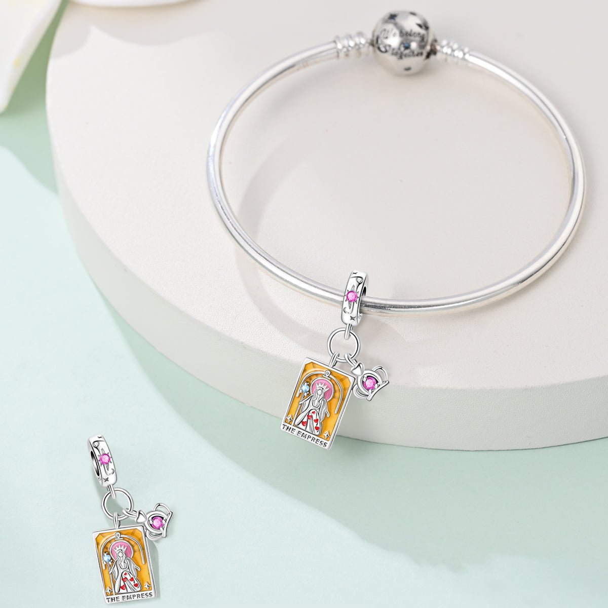 Liora Atelier The Empress Tarot & Crown Dangle Charm