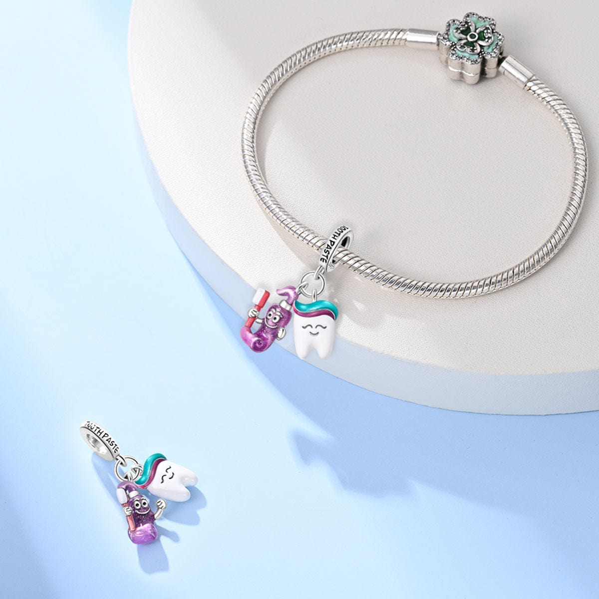 Liora Atelier Toothpaste & Tooth Smile Dangle Charm