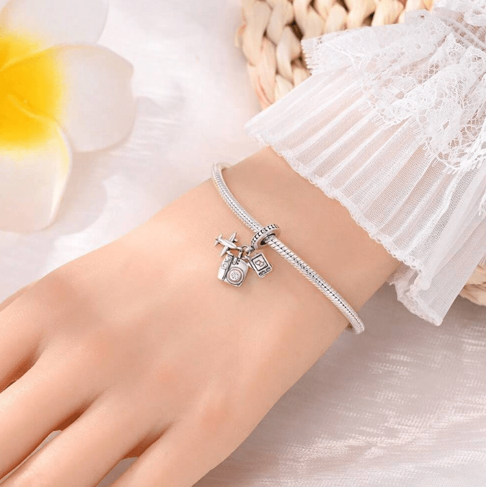 Liora Atelier Travel Moments Camera & Airplane Charm