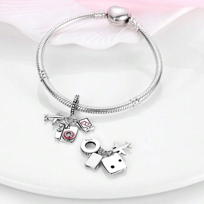 Liora Atelier Travel Moments Camera & Airplane Charm