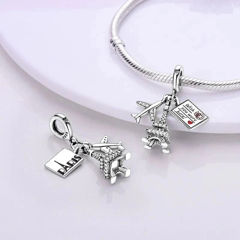 Liora Atelier Travel to Paris Eiffel Tower Love Dangle Charm