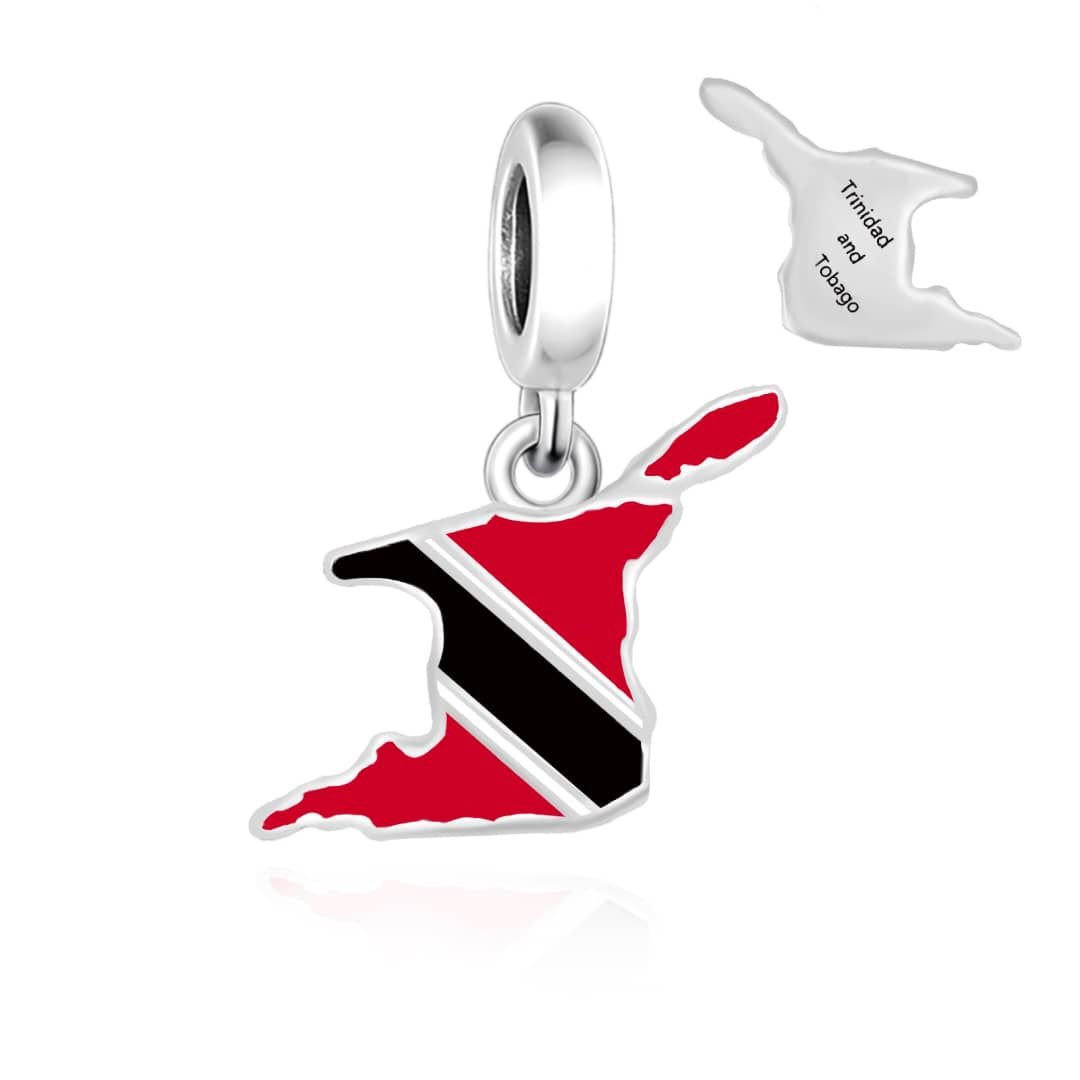 Liora Atelier Trinidad and Tobago Map Dangle Charm