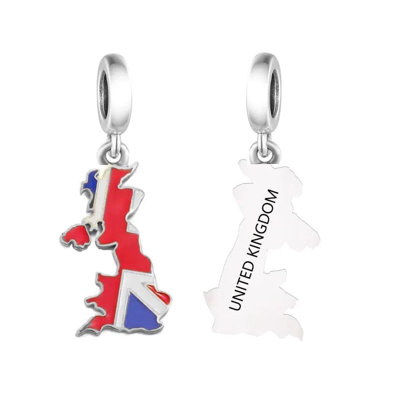 Liora Atelier United Kingdom Map Dangle Charm