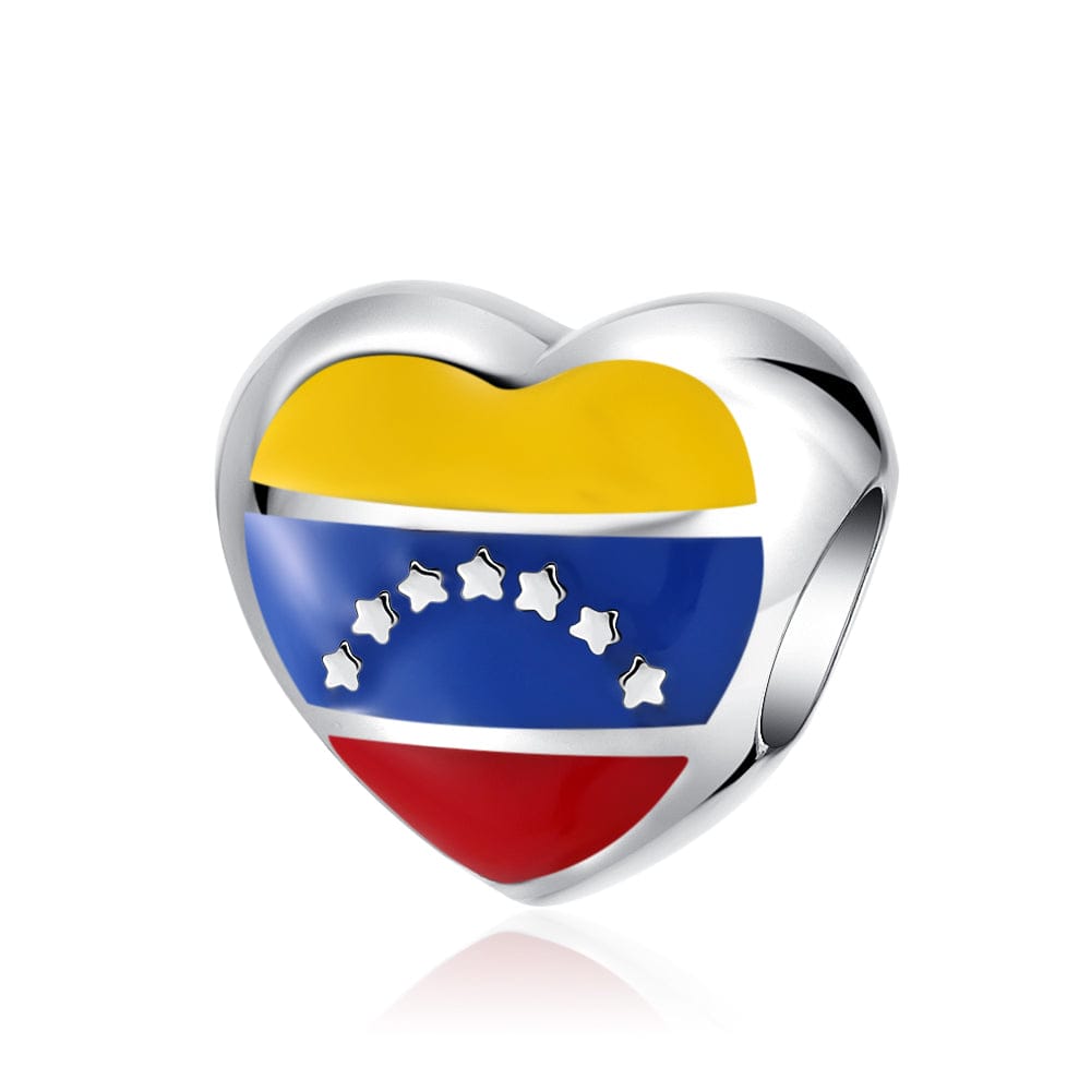 Liora Atelier Venezuela Flag Heart - Shaped Charm