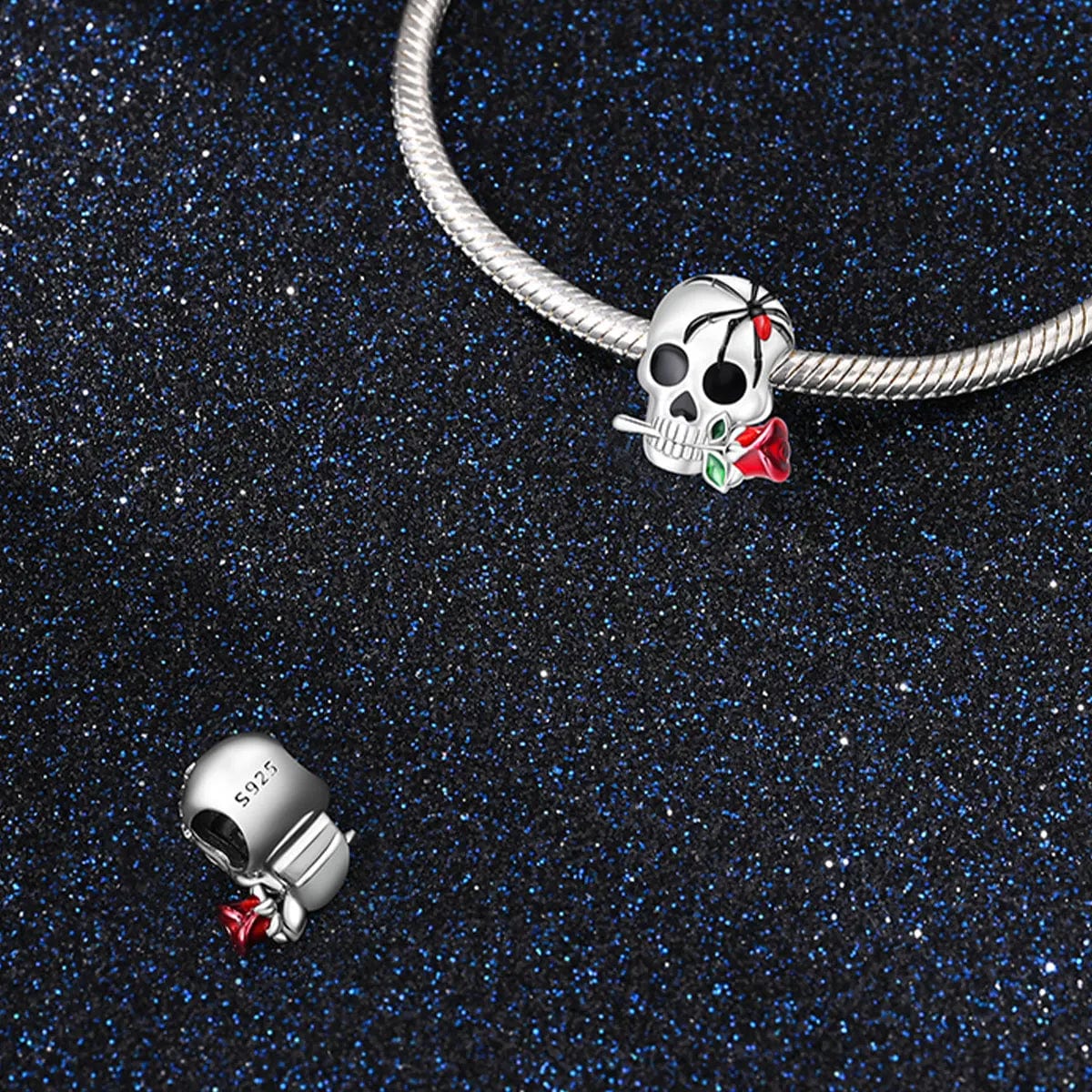 Liora Atelier Venomous Rose Skull Charm