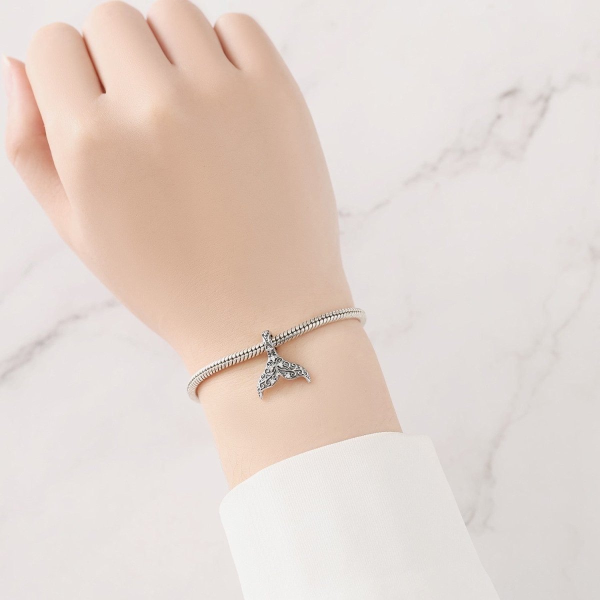 Liora Atelier Whale Tail Pendant Charm