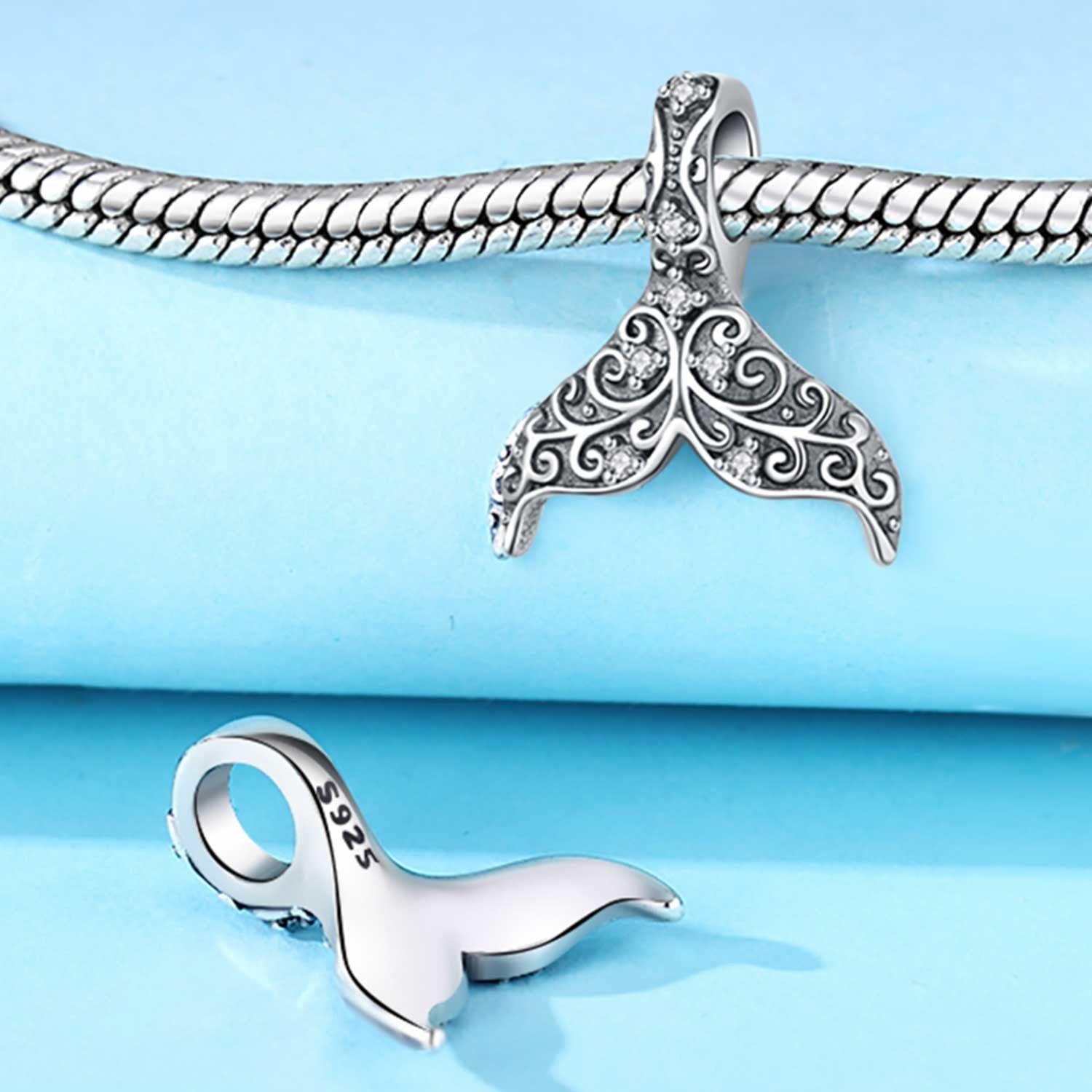 Liora Atelier Whale Tail Pendant Charm