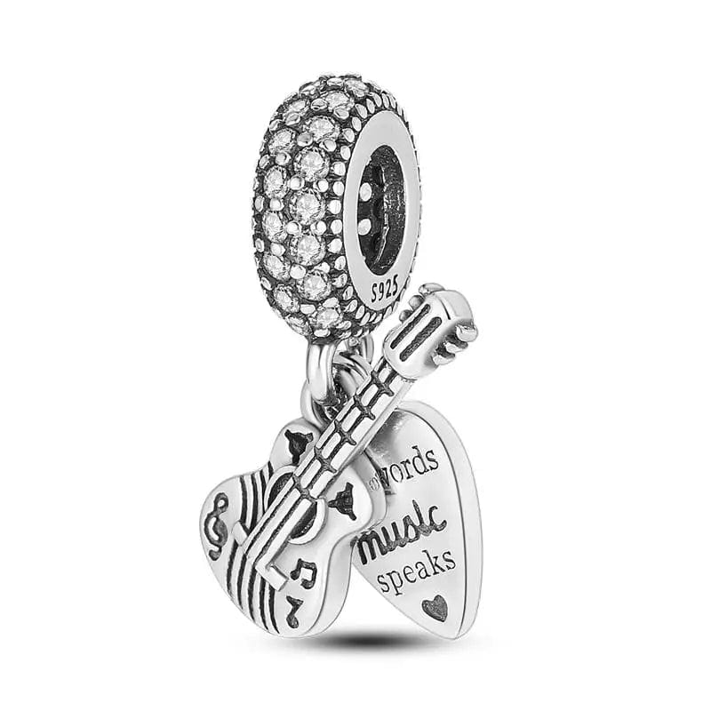 Liora Atelier When Words Fail Music Speaks Guitar Charm