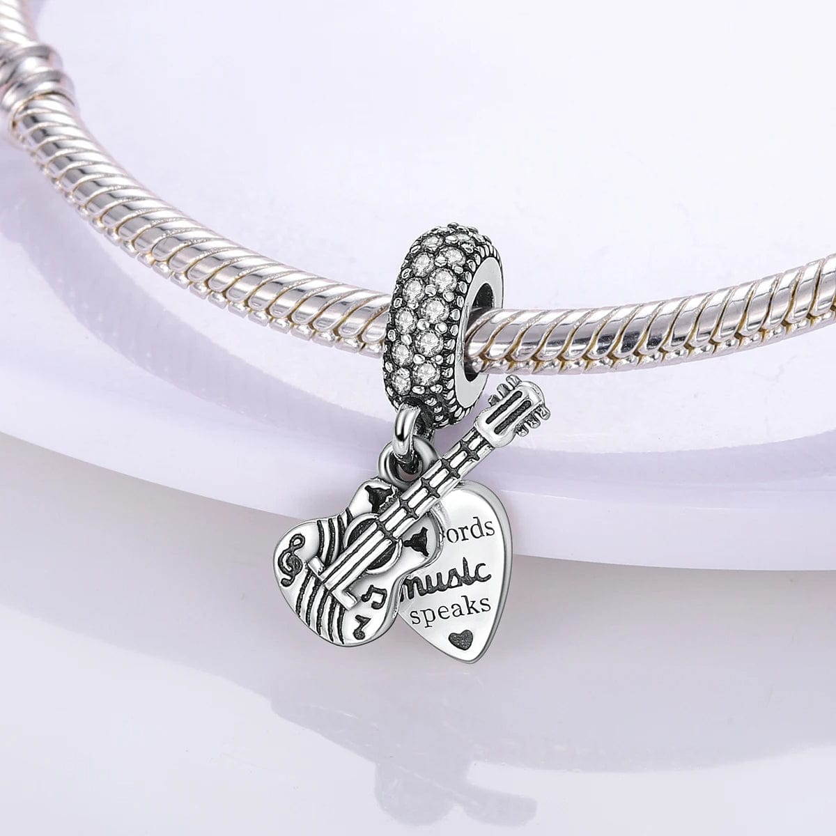 Liora Atelier When Words Fail Music Speaks Guitar Charm