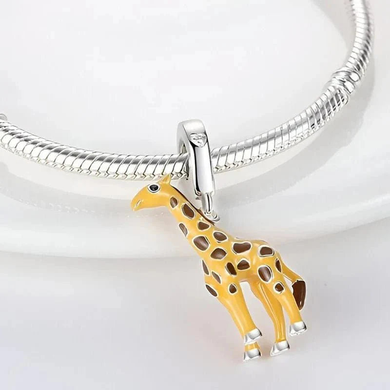 Liora Atelier Yellow Giraffe Dangle Charm