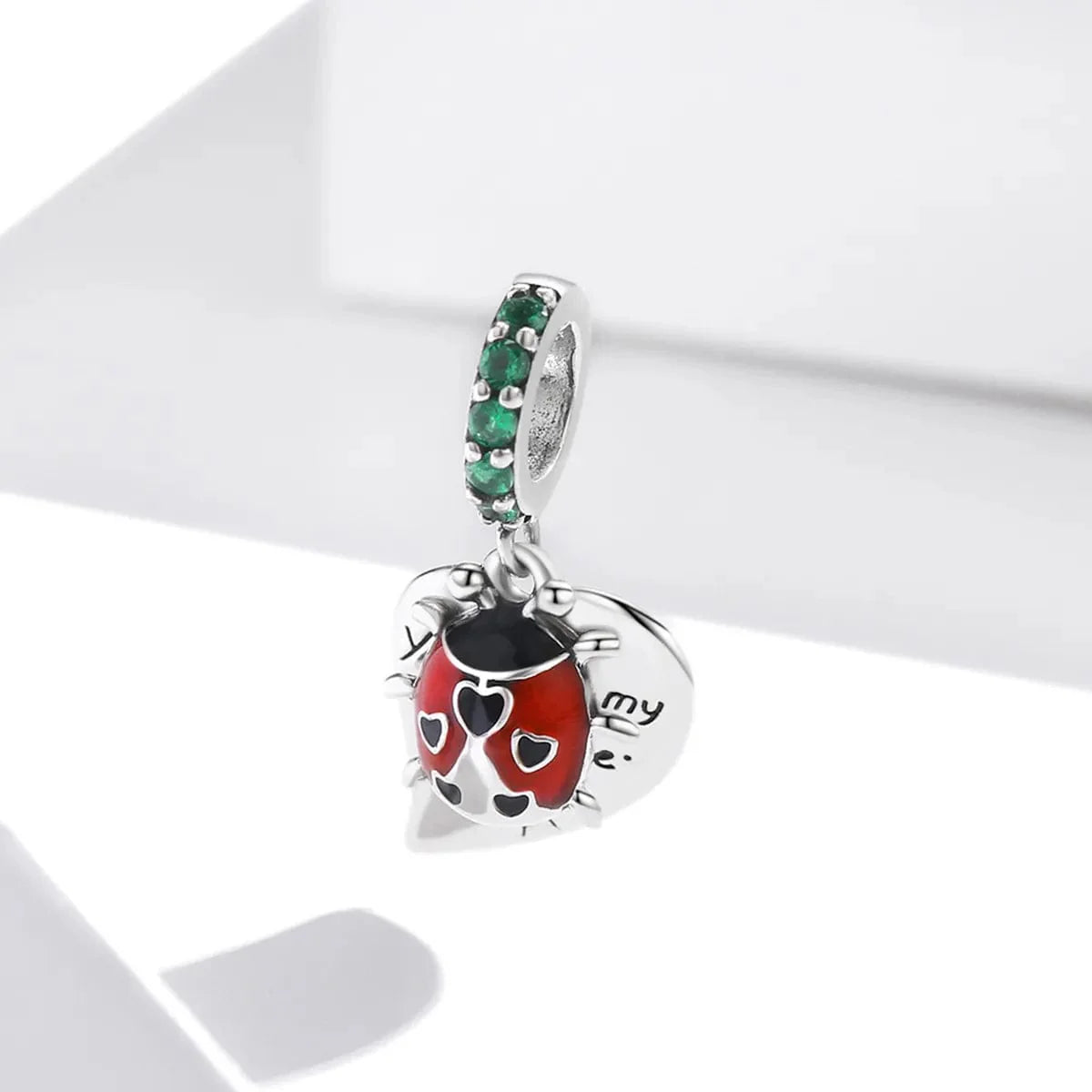 Liora Atelier You Are My Sunshine Ladybug and Leaf Dangle Charm