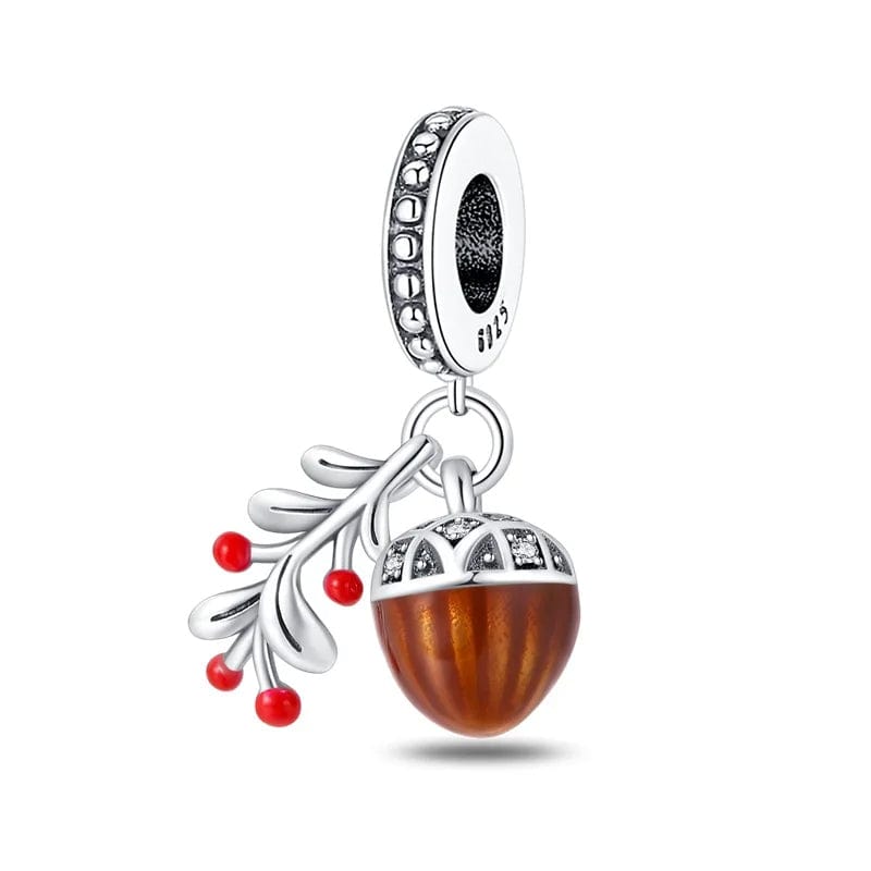Liora Atelier Acorn & Leaf Autumn Charm Pendant