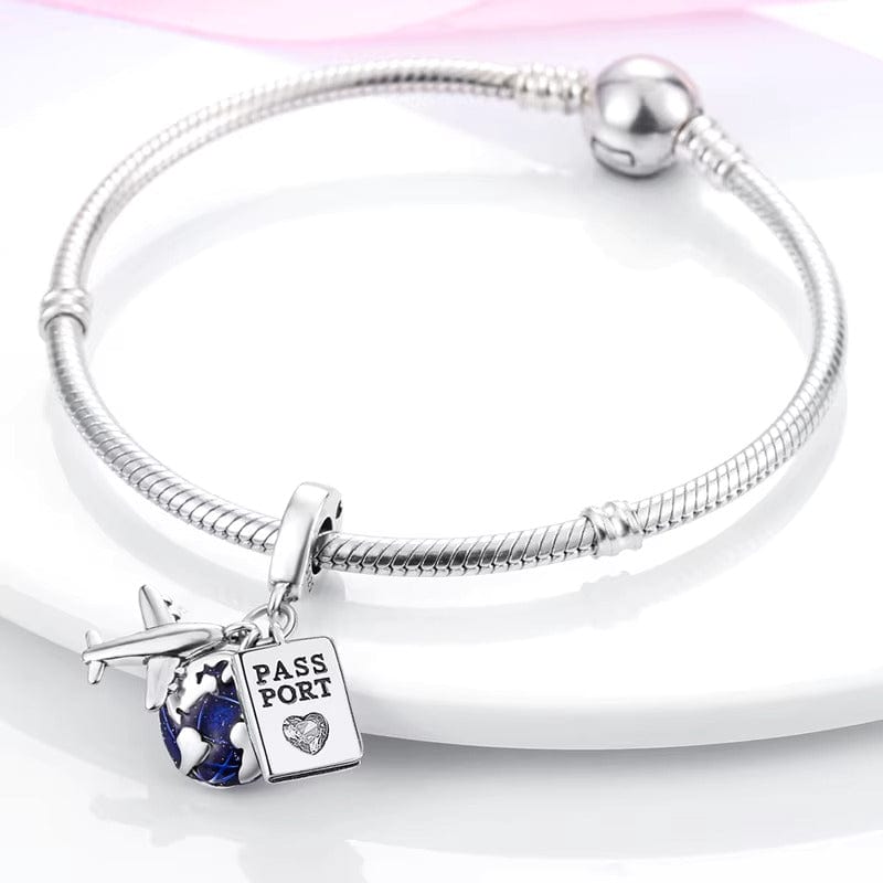 Liora Atelier Airplane Passport Travel Charm