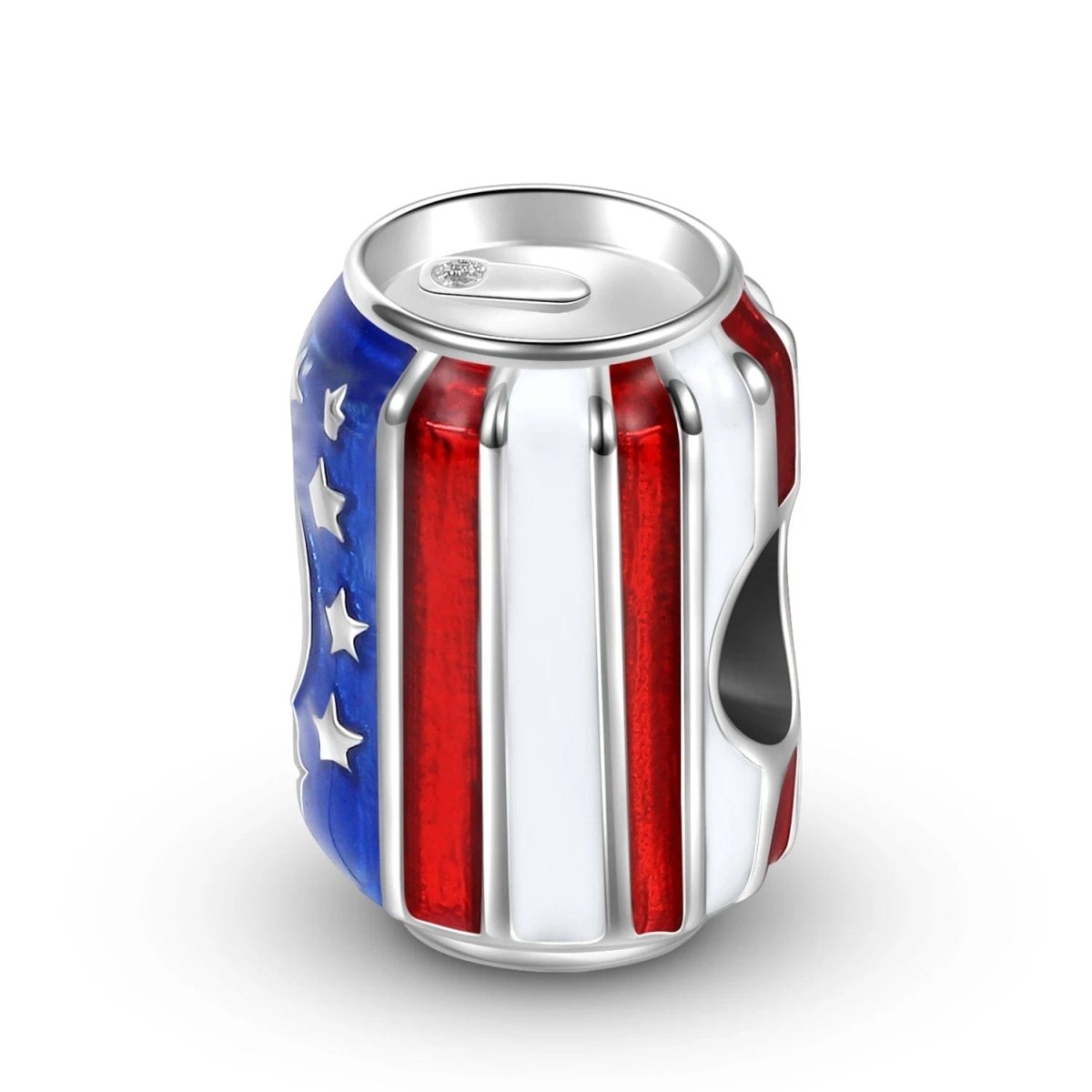 Liora AtelierAmerican Flag Soda Can Charm